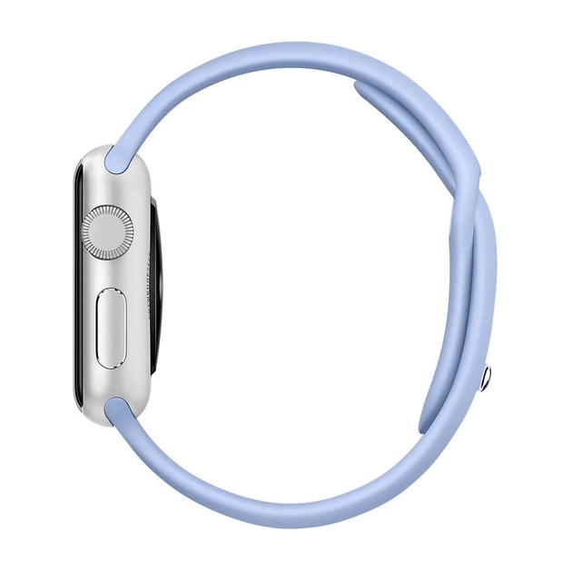 Силиконовый ремешок для Apple Watch 42/44/45/49 мм Lilac - изображение 3