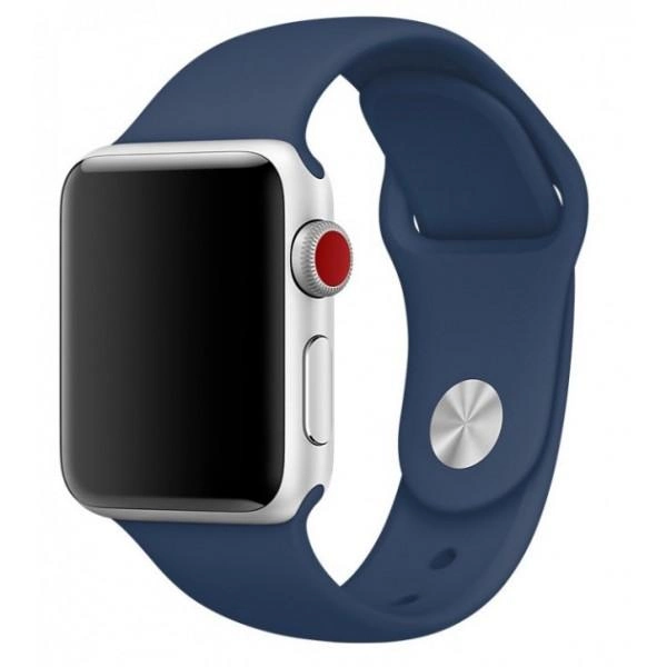 Силиконовый ремешок для Apple Watch 38/40/41 мм Navy Blue - изображение 2