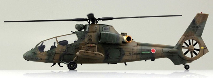 Сборная модель 1/72 вертолета JGSDF Observation Helicopter OH-1 Ninja Aoshima 01434 - изображение 3