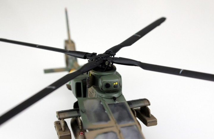 Сборная модель 1/72 вертолета JGSDF Observation Helicopter OH-1 Ninja Aoshima 01434 - изображение 4