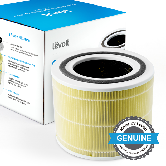 Очиститель воздуха LEVOIT Air Purifier Core 300 White (HEAPAPLVNEU0036) + Фильтр для Levoit Air Cleaner Filter Core 300 True HEPA 3-Stage (Original Pet Allergy Filter) (HEACAFLVNEA0039) (комплект) - изображение 9