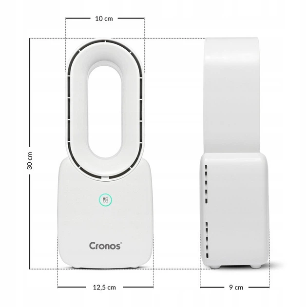 Вентилятор переносной CRONOS безлопастной,USB - изображение 3