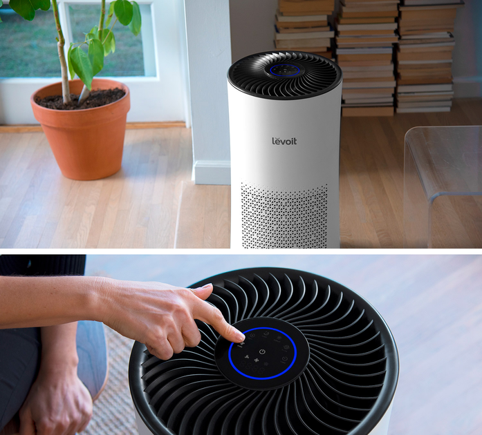 Очиститель воздуха LEVOIT Air Purifier LV-H133-RWH Tower White (HEAPAPLVNEU0039) + Фильтр для Levoit Air Cleaner Filter LV-H133 Tower True HEPA 3-Stage (HEACAFLVNEA0034) (комплект) - изображение 5