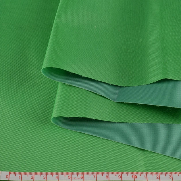 Ткань тентовая ПВХ 420D зеленая ш.150 (22132.009) - изображение 2