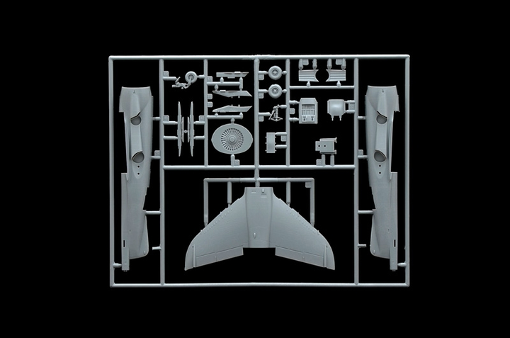 Сборная модель 1/72 истребителя Harrier GR.3 Falklands war Italeri