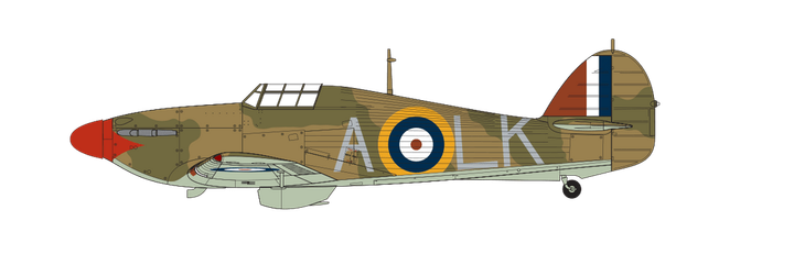 Збірна модель 1/48 літак Hawker Hurricane Mk.1 Airfix A05127A - зображення 9