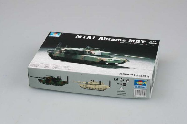 Сборная модель 1/72 танк M1A1 Abrams MBT Trumpeter 07276 - изображение 3