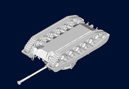 Збірна модель 1/72 танк US M26A1 Heavy Tank Trumpeter 07286 - зображення 6