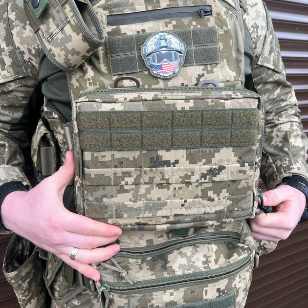 Підсумок під планшет 7''-10'' Cordura 1000D / Сумка-чохол для гаджета піксель 20х27см - зображення 1