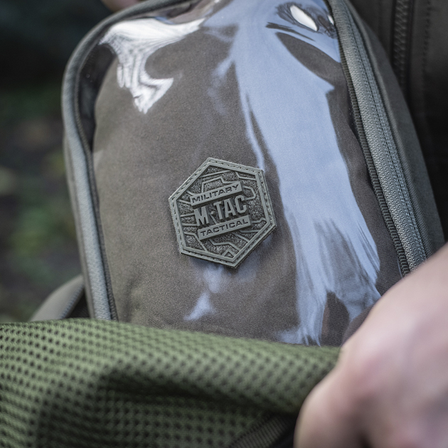 Утилитарный Подсумок M-Tac Elite Small Gen.II с прозрачным окошком / Органайзер Cordura олива 22х14 см - изображение 7
