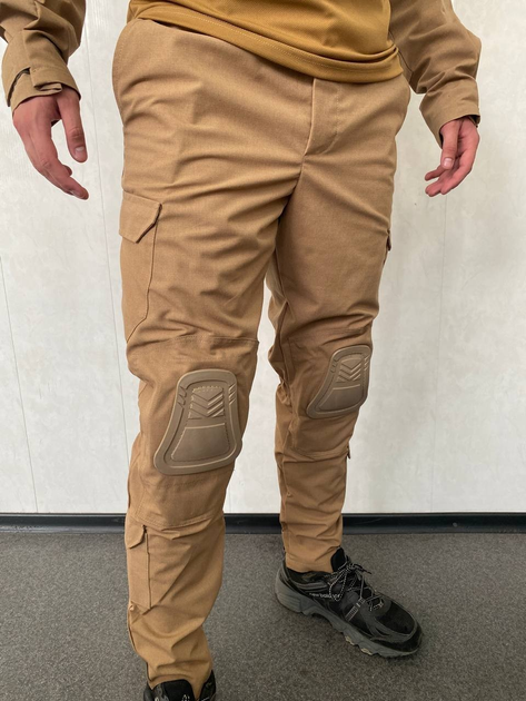 Военные штаны с наколенниками рип-стоп койот XXL - изображение 2