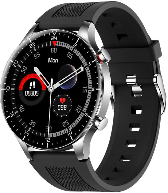 Smartwatch Kumi GW16T Pro Srebrny (KU-GW16TP/SR) - obraz 1