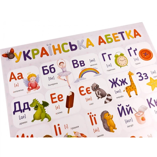 Плакат Украинский алфавит 120498 - изображение 4