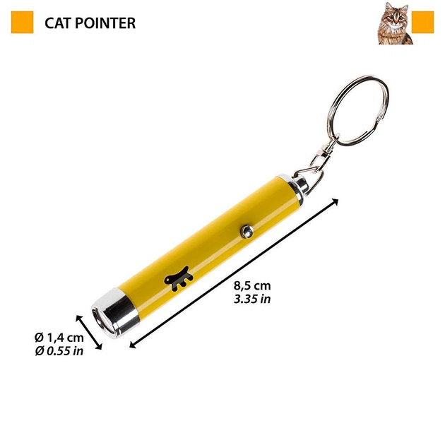 Фонарик для котов Ferplast Cat Pointer 8.5х1.4 см указка со светодиодным лучом (85085099) - изображение 2