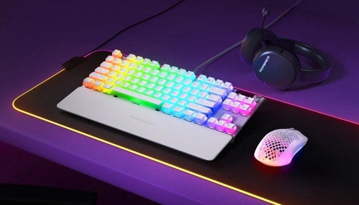 Клавиатура механическая STEELSERIES APEX 7 TKL red switch Ghost