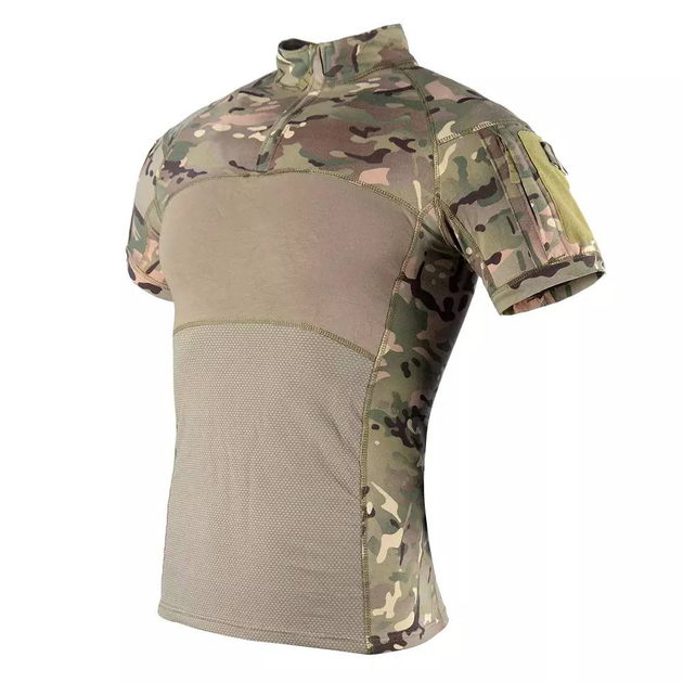 Мужской Убакс с короткими рукавами и дышащими вставками / Прочная уставная Рубашка мультикам размер M - изображение 1