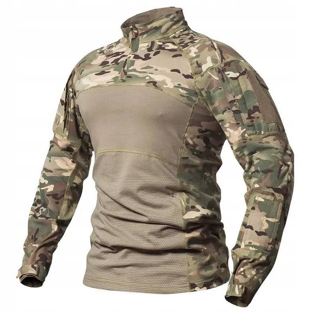 Мужской крепкий Убакс с усиленными локтями / Плотная уставная Рубашка мультикам размер 3XL - изображение 2