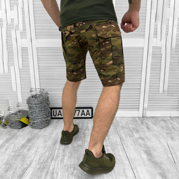 Мужские крепкие Шорты G3 с накладными карманами рип-стоп темный мультикам размер M - изображение 2