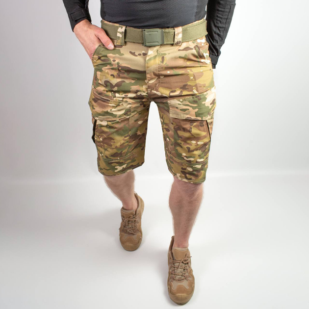 Мужские крепкие Шорты S.Archon с накладными карманами рип-стоп мультикам размер L - изображение 2