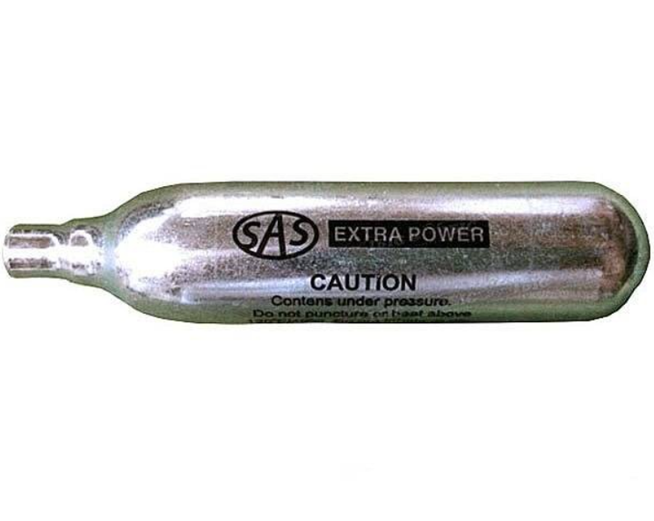 Баллончики CO2 SAS для пневматики 5шт/1уп Баллончик для пневматического оружия 12 гр (KG-9015) - изображение 1
