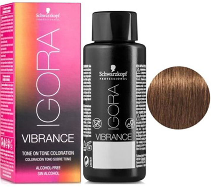 Краска для волос Schwarzkopf Igora Vibrance 7-55 Средний блондин ...