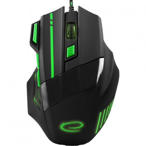Мышь проводная Esperanza Mouse MX201 WOLF 2400dpi Green - Фото 1 Мышь проводная Esperanza Mouse MX201 WOLF 2400dpi Green - изображение 1