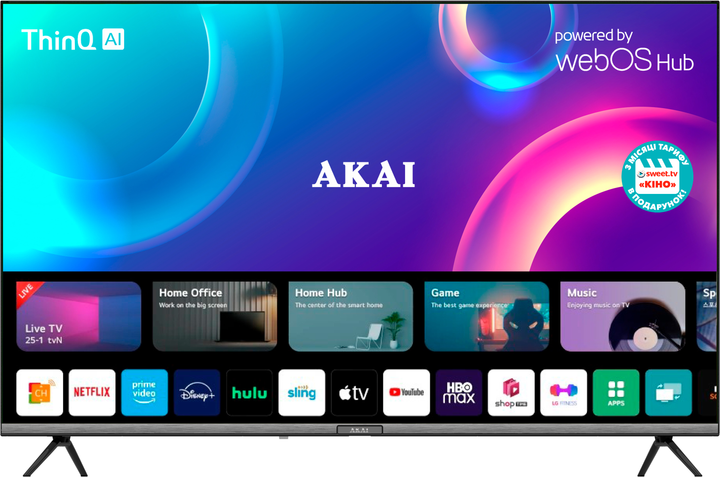 Телевизор Akai 55" AK55UHD22W купить в интернет-магазине ROZETKA ...