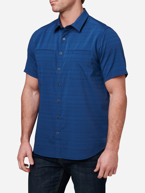 Рубашка тактическая 5.11 Tactical Ellis Short Sleeve Shirt 71207-721 L [721] Pacific Navy (2000980612093) - изображение 2