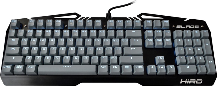 Клавіатура дротова HIRO Blade USB Black (NTT-X01) - зображення 1
