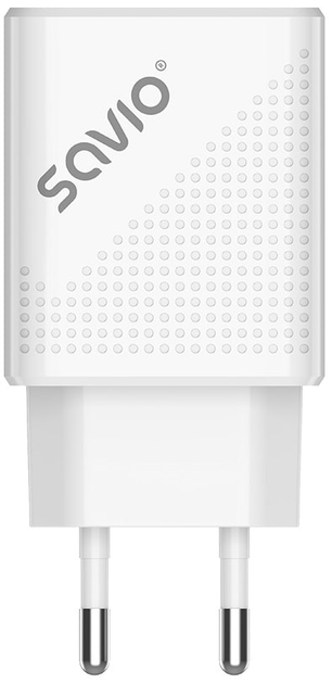 Зарядний пристрій Savio LA-04 Quick Charge 18W White (SAVLA-04) - зображення 2