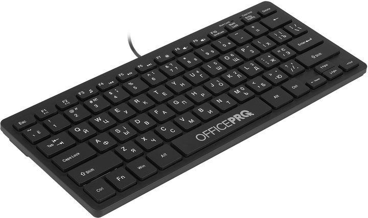 Клавіатура дротова OfficePro SK240 USB Black - зображення 3