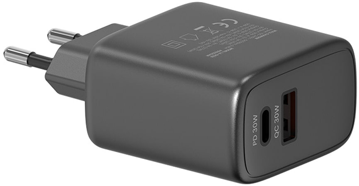 Зарядний пристрій Savio LA-06/B Quick Charge 30W Black (SAVLA-06/B) - зображення 3