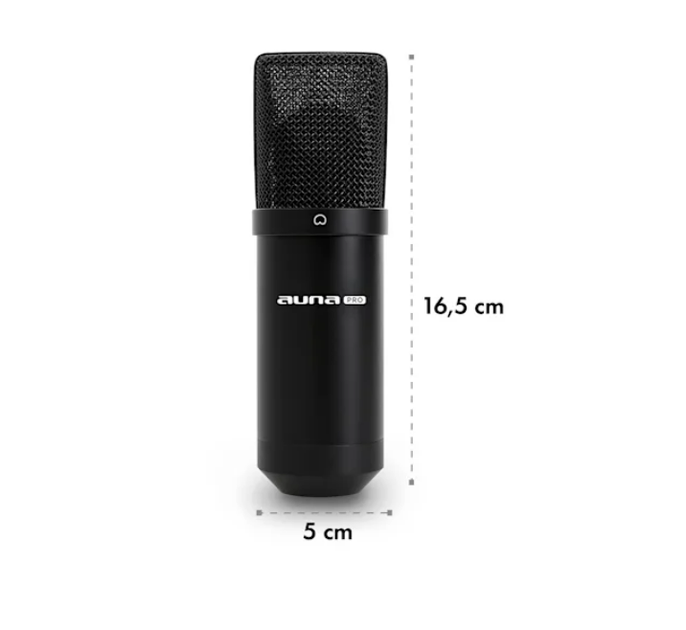 MIC-900B USB конденсаторний мікрофон чорний кардіоїдний студійний - зображення 5