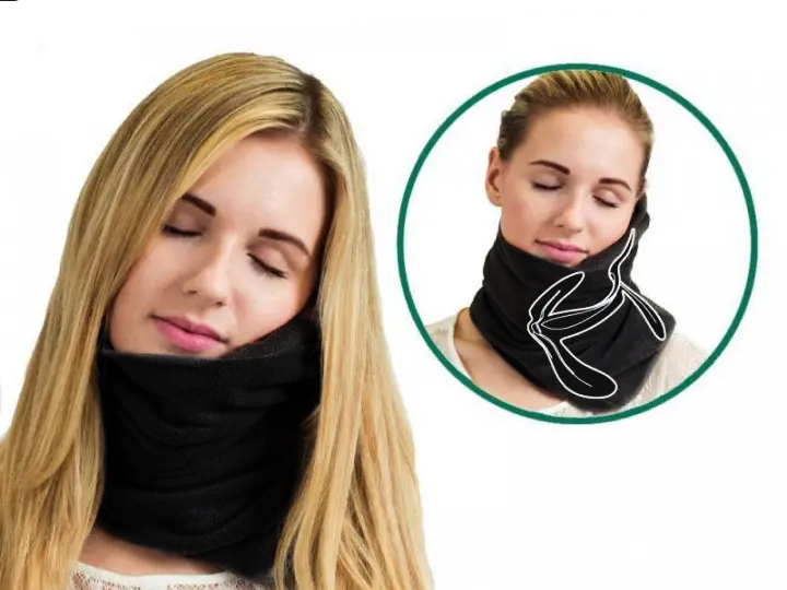 Подушка для путешествий Travel pillow Черный - изображение 2