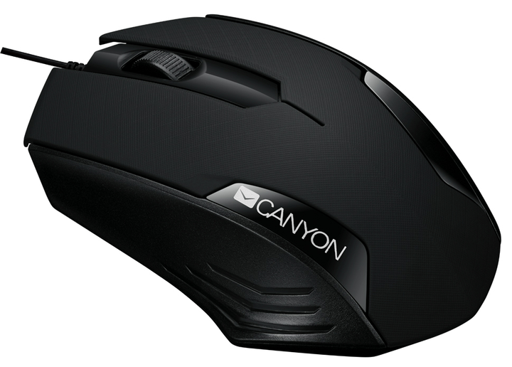 Mysz Canyon CNE-CMS02B USB Czarna - obraz 2