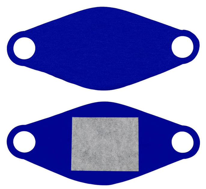 Maska ochronna Elmak z wymiennymi filtrami Niebieska (MED-M02) - obraz 2