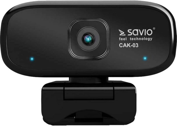 Веб-камера Savio CAK-03 720p Black (SAVCAK-02) - зображення 1