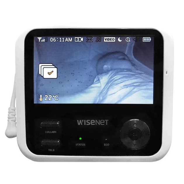 Цифровая видеоняня Wisenet BabyView Eco SEW-3048W - изображение 2