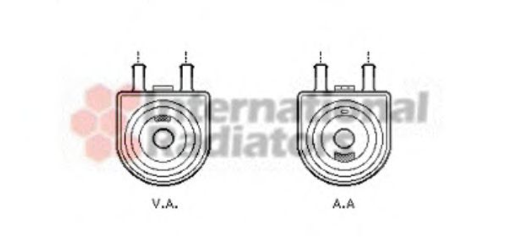 Радіатор масляний CITROEN FIAT PEUGEOT SUZUKI вир-во Van Wezel Van Wezel (40003285) - зображення 1