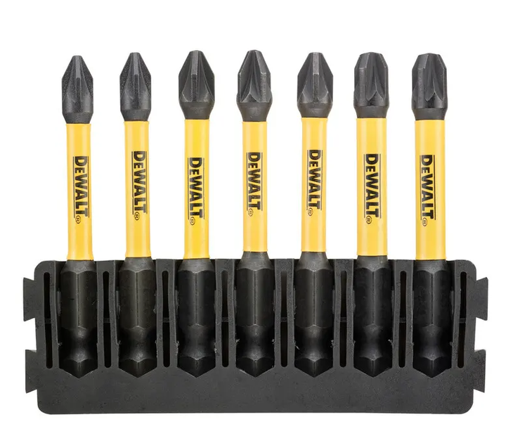 Кассета с битами DeWALT FlexTorq, L = 57 мм, Рz2 - 7 шт. DT70821 - Фото 1 Кассета с битами DeWALT FlexTorq, L = 57 мм, Рz2 - 7 шт. DT70821 - изображение 1
