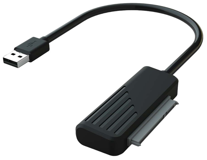 Адаптер Savio AK-38 USB 3.0 для накопичувачів 2.5" (SAVAK-38) Black - зображення 1