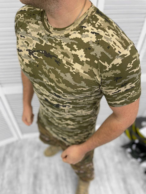 Чоловіча легка футболка прямого крою Кулір піксель розмір 3XL - зображення 2