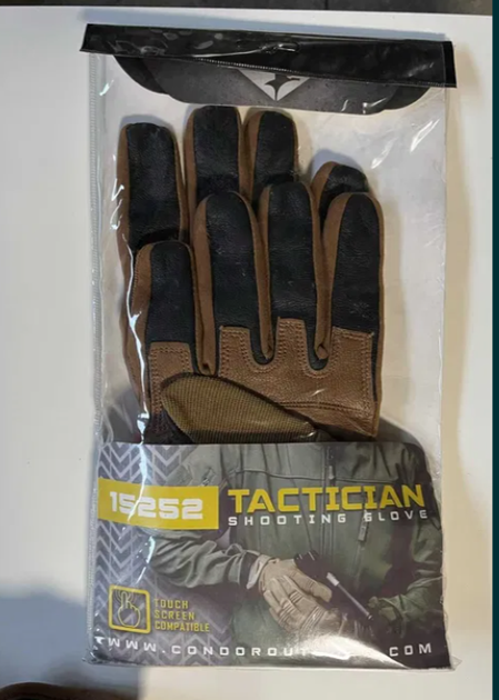 Перчатки стрелковые тактические CONDOR TACTICIAN SHOOTING GLOVES XXL - изображение 7