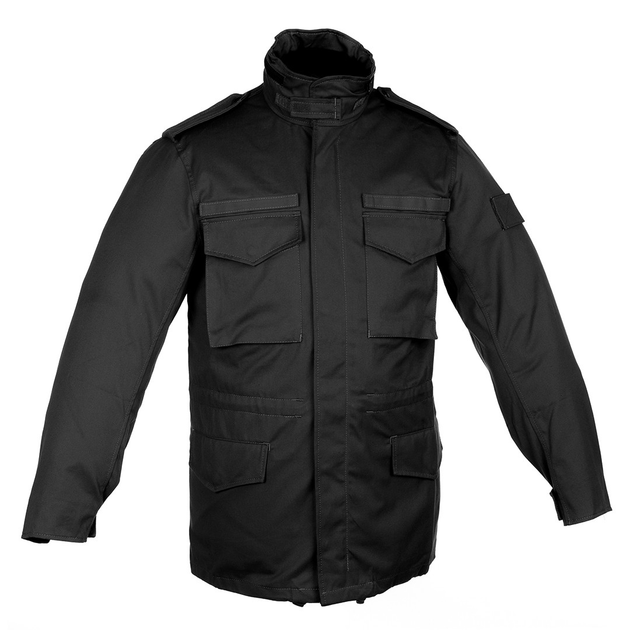 Куртка тактична Brotherhood M65 чорний демісезонна з просоченням 56-170 - зображення 2