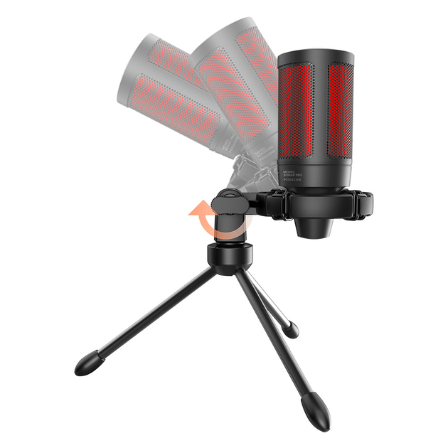 Mikrofon Savio Sonar Pro czarny (SAVGMC-SONARPRO01) - obraz 7