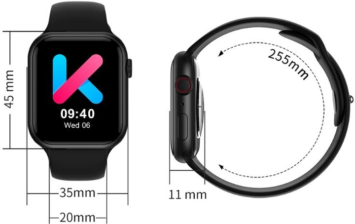 Smartwatch Kumi KU3 Meta Enhanced Szary (KU-KU3M-EN/GY) - obraz 10