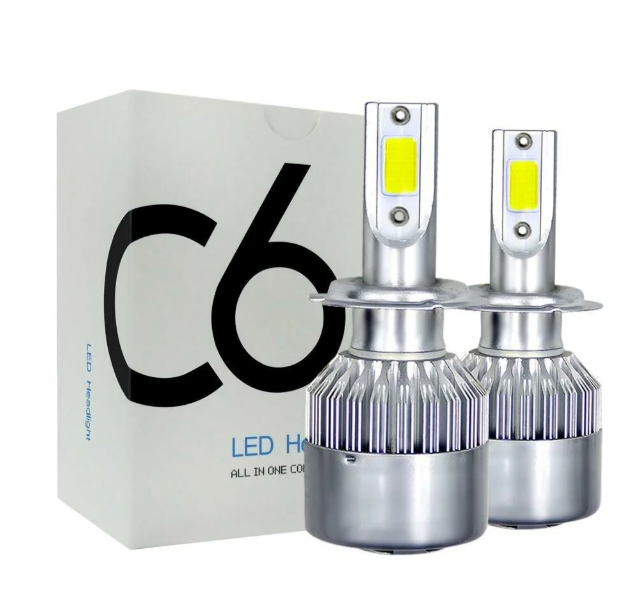 Светодиодные Автомобильные Лампы C6 LED Headlight H4 Комплект - изображение 5