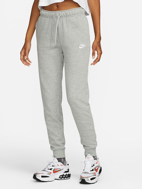 Акція на Спортивные штаны на флисе женские Nike Club Fleece Pant DQ5191-063 L Серые від Rozetka