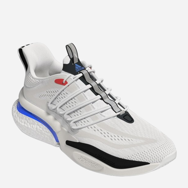 Buty do biegania z amortyzacją męskie Adidas Alphaboost V1 HP2757 42 (8UK) 26.5 cm Białe (4066748158041) - obraz 2