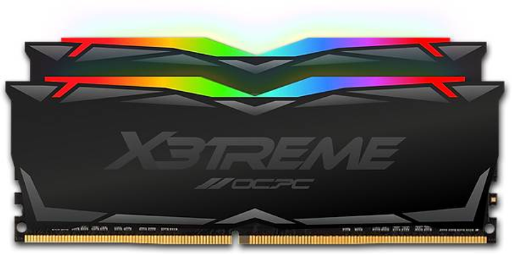 Оперативная память OCPC DDR4-3600 32768MB PC4-28800 (Kit of 2x16384) X3 RGB Black (MMX3A2K32GD436C18) - изображение 1